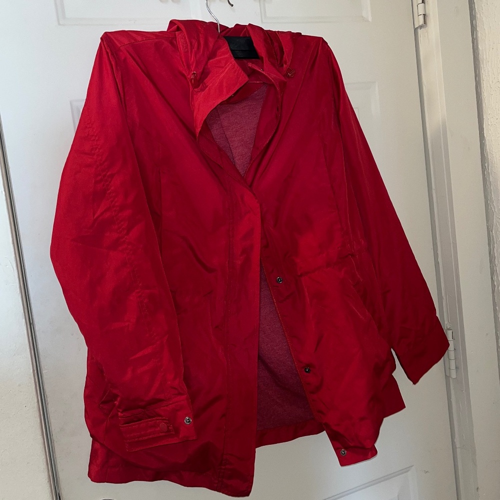 Athletic Bold Red Rain Jacket XL